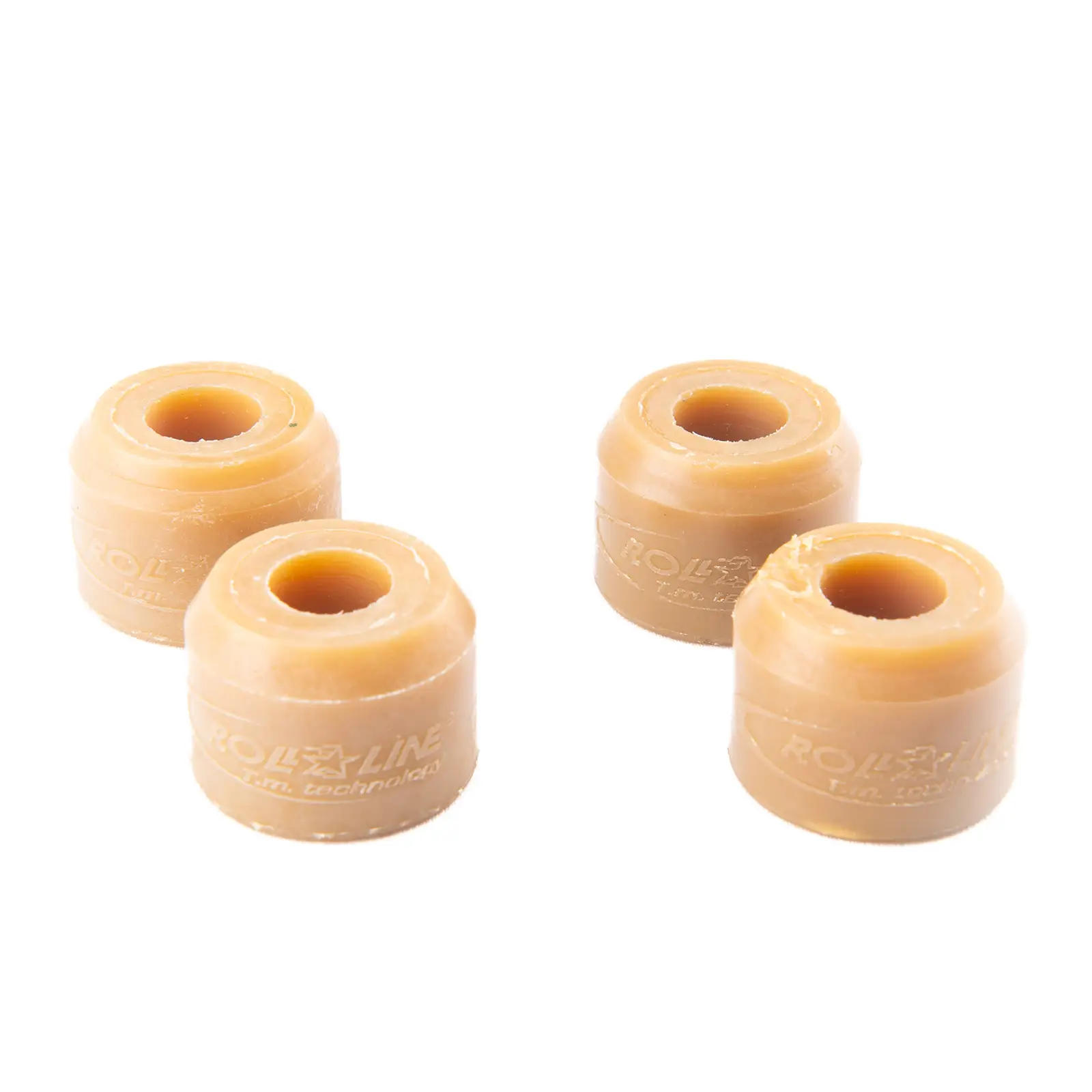 HALF Set RUBBER ELASTOMER SUSPENSIONS (CUSHIONS) Brown