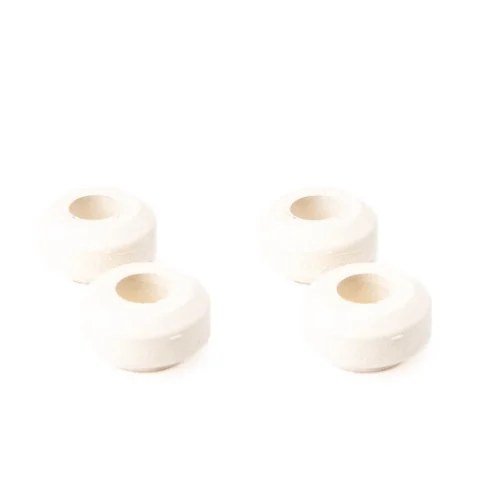 HALF Set RUBBER ELASTOMER SUSPENSIONS (CUSHIONS) White