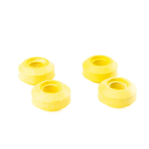 HALF Set RUBBER ELASTOMER SUSPENSIONS (CUSHIONS) Yellow