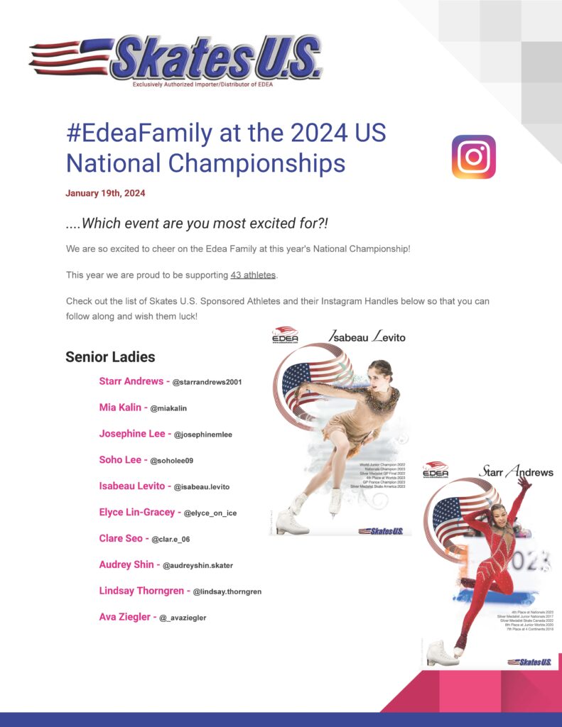 Skates US Edea Family Skates U.S.